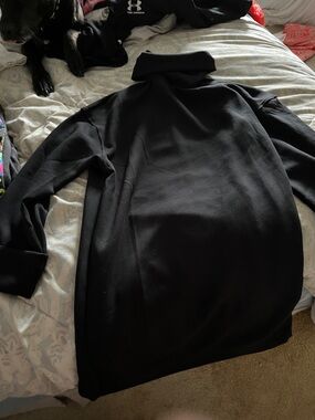 Black Longline turtleneck dress.  Size large.   SPANX